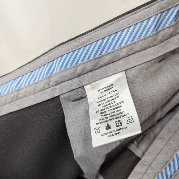 FootJoy Pants Mens 38 X 29 Gray FJ Golf Tour Performance Stretch Trouser 1007680 - Picture 10 of 12